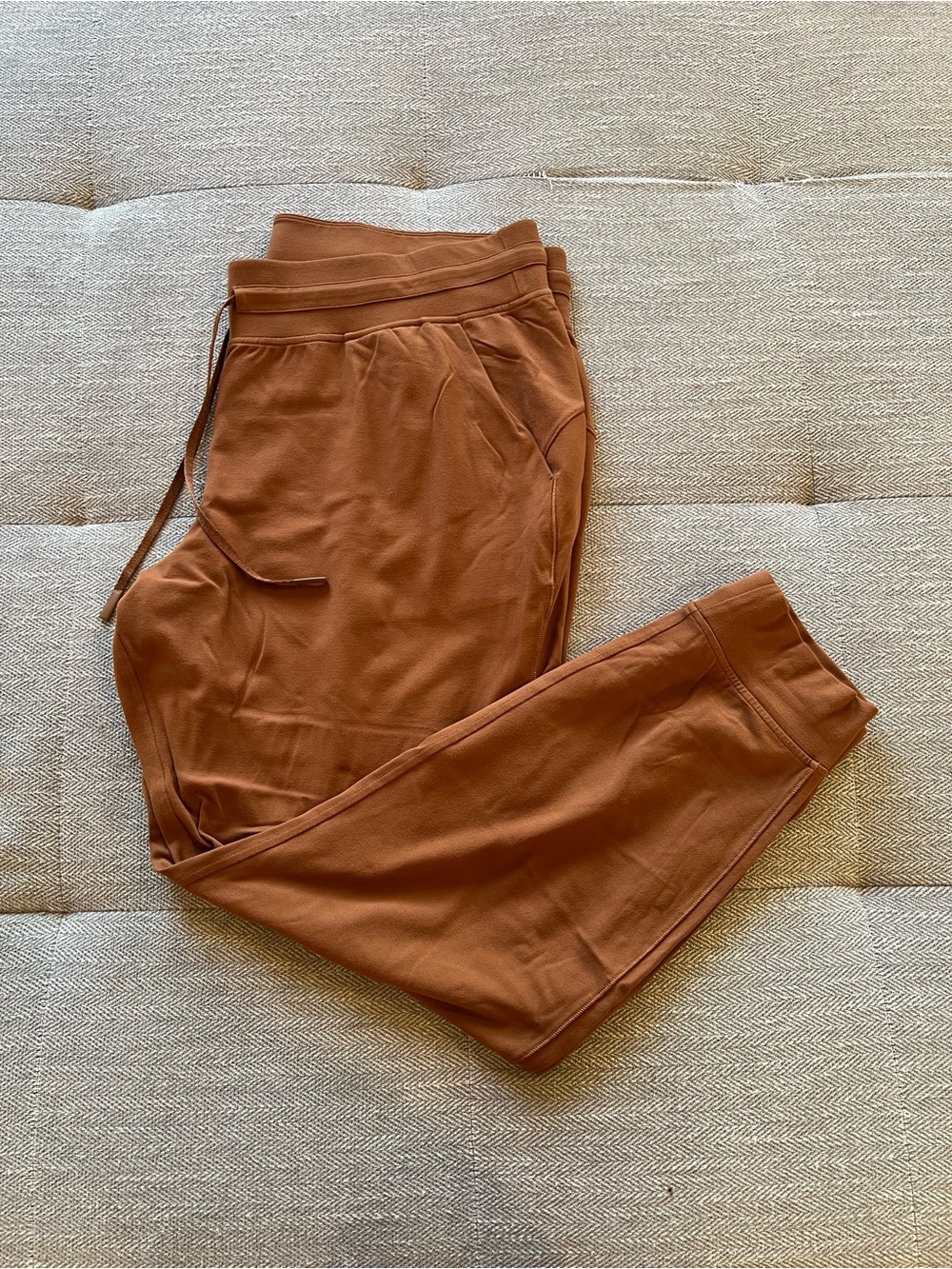 lululemon athletica Rust Brown Track Joggers